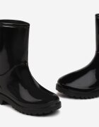  Cizme de cauciuc Negre până la jumătatea gambei Piatti