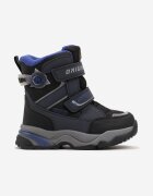  Cizme de zăpadă bleumarin peste gleznă cu închidere Velcro și cu emblemă Trilie