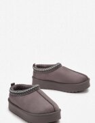  Cizme de zăpadă Gri Slip-on Căptușite cu carâmb scurt Genixa