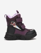  Cizme de zăpadă Violet cu Velcro cu Aplicații Makani