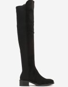  Clasice Cizme muschetar Negre cu toc Clesse