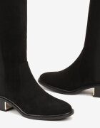  Clasice Cizme muschetar Negre cu toc Clesse