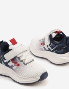 clibee Adidași Alb și Albastru cu scai cu talpă de spumă Naissina