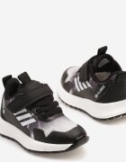 clibee Pantofi Sport Negru-Alb Adidași Decorați cu Dungi Alisse