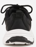 clibee Pantofi Sport Negru-Alb Sneakersy cu Scai pe Talpă Chunky Callamare