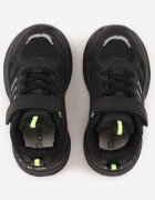 clibee Pantofi sport Negru-Verde Adidași Tip Chunky cu Talpă Groasă Kimonos