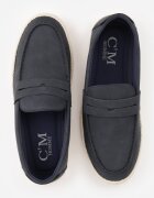 c'm homme Pantofi bleumarin Tip Mocasini Decorați cu împletitură Thalalin