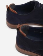 c'm homme Pantofi Granat Cu șireturi din imitație de piele întoarsă în stil elegant Rhodica