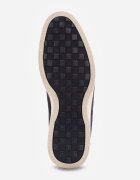 c'm homme Pantofi Mocasin slip-on Albastri din imitație de piele întoarsă Bagena