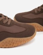 c'm homme Pantofi sport Adidași maro cu aplicații decorative Aerylia