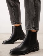 c'm paris Botine cu talpă joasă (tip chelsea) Casual cu elastic în carâmb Nellitta Negre