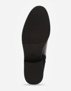 c'm paris Botine elegante în stil Chelsea cu toc plat și aplicație metalică Calenya Negre