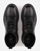 c'm paris Botine Nasmine în stil worker Negre