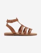 c'm paris Sandale Maro deschis Stil Gladiator cu închidere cu cataramă Desalisse