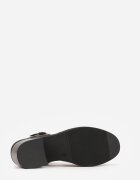 c'm paris Sandale Negre cu toc cu curele decorative Aglaosa