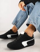 c'm paris Sneakers Negre în Stilul Tenișilor Iconici Virritia