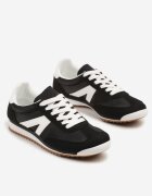 c'm paris Sneakers Negri în Stil de Pantofi de Tenis Iconici cu Cusături Decorative Valtewi