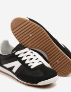 c'm paris Sneakers Negri în Stil de Pantofi de Tenis Iconici cu Cusături Decorative Valtewi