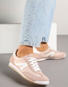 c'm paris Sneakers Roz deschis în stil de Tenisi Iconici cu Cusături Decorative Valtewi