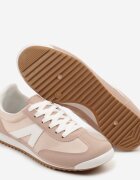 c'm paris Sneakers Roz deschis în stil de Tenisi Iconici cu Cusături Decorative Valtewi