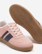 c'm paris Sneakers Tenisi roz cu Dungi Geometrice Amolita