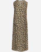  Complect maro leopard din viscoză Cămașă petrecută Fustă cu elastic în talie Olseria