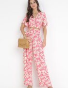  Complet Fucsia 2-piese cu Top și Pantaloni Tasre