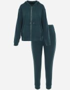  Compleu de trening din 2 piese Verde cu Bluză și Pantaloni Seraphelle