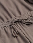  Compleu din Bumbac Verde Închis Pantaloni Largi cu Șnur în Talie și Bluză cu Borduri Elastice Urionne