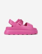 damerose Sandale Fucsia din Spumă Chunky pe Talpă Groasă cu închidere Velcro Obenae