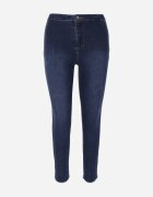 daysie Blugi Bleumarin Skinny cu Tivuri Franjurate Velesta