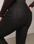 daysie Blugi Clopot cu Buzunare cu Talie Înaltă Fidora Negri