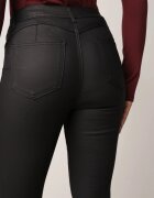 daysie Blugi modelatori skinny cerati cu finisaj mat push-up Varellia Negri