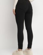 daysie Blugi Negri skinny cu Vâscoză cu rupturi Taledis