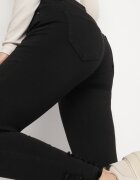 daysie Blugi Negri skinny cu Vâscoză cu rupturi Taledis