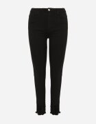 daysie Blugi Negri skinny cu Vâscoză cu rupturi Taledis
