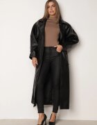 daysie Blugi Slim fit din material cerat Sarellia Negri