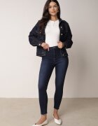 daysie Jeans albaștri skinny cu tivuri franjurate Nogoi