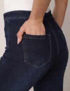 daysie Jeans albaștri skinny cu tivuri franjurate Nogoi