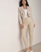 daysie Pantaloni Bej deschis Skinny din imitație de piele Stana