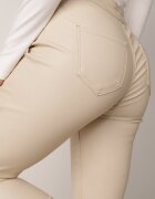 daysie Pantaloni Bej deschis Skinny din imitație de piele Stana