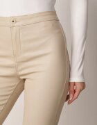 daysie Pantaloni Bej deschis Skinny din imitație de piele Stana