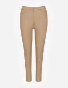 daysie Pantaloni Bej Modelatoare Skinny cu Buzunare Envoi