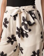 daysie Pantaloni Negru cu crem