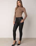 daysie Pantaloni Slim fit cu finisaj cerat Zirette Negri