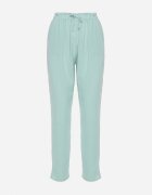 dbt fashion Pantaloni verde deschis cu croi lejer cu elastic în talie Brisaela