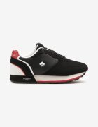 decarsdz Pantofi sport Sneakers Negri cu Frunză Decorativă și Perforație Zaliennea