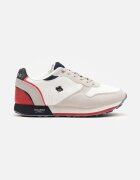 decarsdz Sneakers Albi cu Frunză Decorativă și Perforație Zaliennea