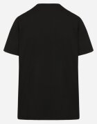 defox Bluză T-shirt Neagră din Bumbac Decorată cu Zirconii Marivista