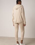 defox Compleu trening Bej Bluză cu glugă cu fermoar și pantaloni tip jogger Nedisare